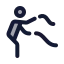 Workoutbattleropes icon with duotone standard style