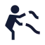 Workoutbattleropes icon with solid sharp style