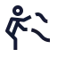 Workoutbattleropes icon with stroke sharp style