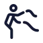 Workoutbattleropes icon with stroke standard style
