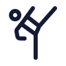 Workout Kicking icon preview