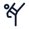 Workout Kicking icon preview