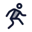 Workoutsport icon with duotone rounded style