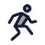 Workoutsport icon with duotone standard style