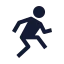 Workoutsport icon with solid sharp style