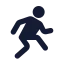 Workoutsport icon with solid standard style