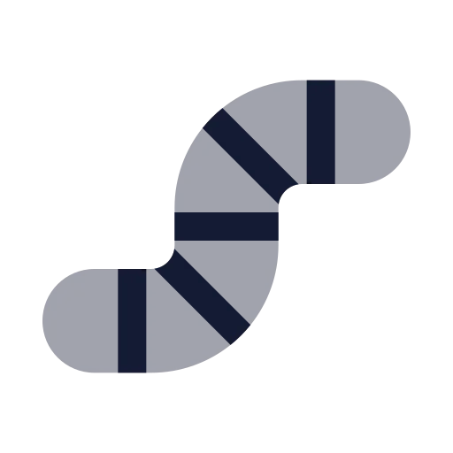 Worm Icon in Bulk Rounded style
