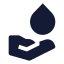 Wudu icon with solid sharp style