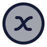 X Variable Circle icon preview