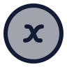 X Variable Circle icon preview