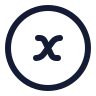 X Variable Circle icon preview
