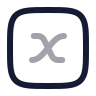 X Variable Square icon preview