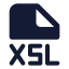 Xsl icon with solid standard style