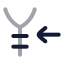 Yenreceive icon with duotone rounded style