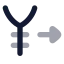Yensend icon with bulk rounded style