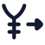 Yensend icon with solid rounded style