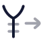 Yensend icon with twotone rounded style