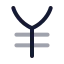 Yen icon with twotone rounded style