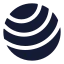 Yogaball icon with solid rounded style