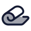 Yogamat icon with duotone rounded style