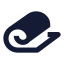 Yogamat icon with solid sharp style
