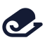 Yogamat icon with solid sharp style