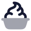 Yogurt icon with bulk rounded style