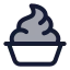 Yogurt icon with duotone standard style