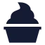 Yogurt icon with solid sharp style