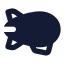 Zeppelin icon with solid standard style