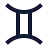 Zodiac Gemini icon preview