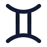Zodiac Gemini icon preview