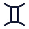 Zodiac Gemini icon preview