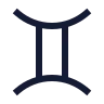 Zodiac Gemini icon preview