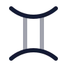 Zodiac Gemini icon preview