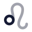 Zodiacleo icon with bulk rounded style