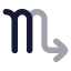 Zodiacscorpio icon with bulk rounded style