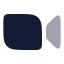 Zoom icon with bulk rounded style
