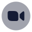 Zoomcircle icon with bulk rounded style