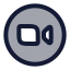 Zoomcircle icon with duotone rounded style