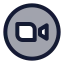 Zoomcircle icon with duotone standard style