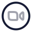 Zoomcircle icon with twotone rounded style