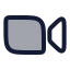 Zoom icon with duotone rounded style