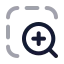 Zoominarea icon with twotone rounded style