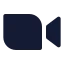 Zoom icon with solid standard style