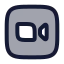 Zoomsquare icon with duotone rounded style