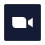 Zoomsquare icon with solid sharp style