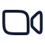 Zoom icon with stroke rounded style