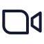 Zoom icon with stroke standard style